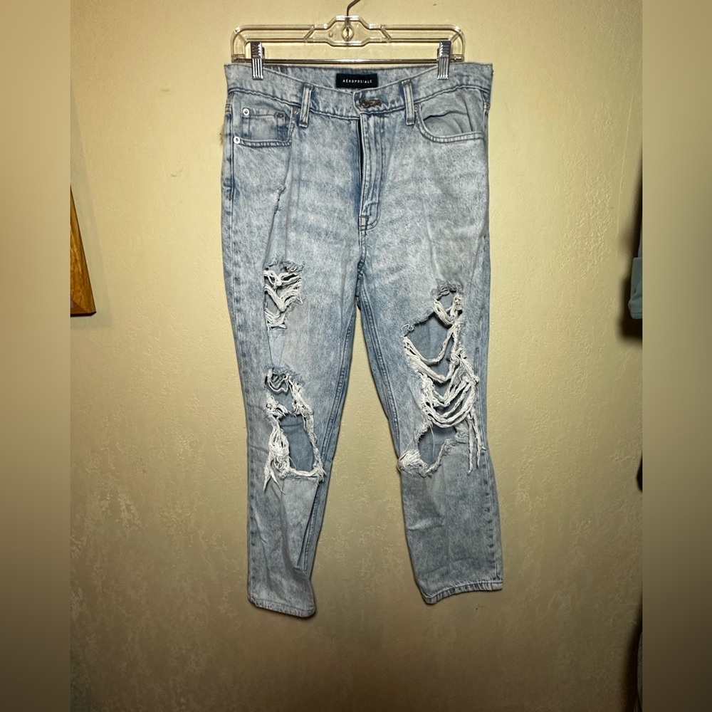 aeropostale mom jeans